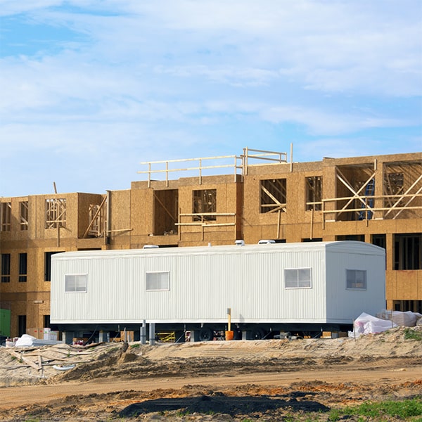 construction site office trailers are available for both short-term and long-term rental options to suit different project durations